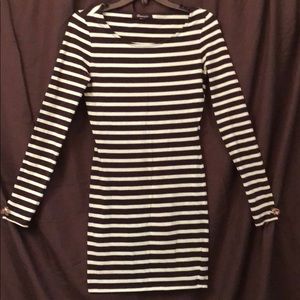 Forever 21 Black & Mint Green Dress